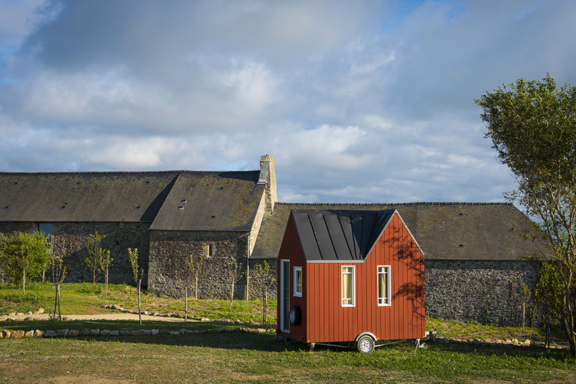 Les tiny houses d'Amarrages, expérience sur la Ferme du Golf